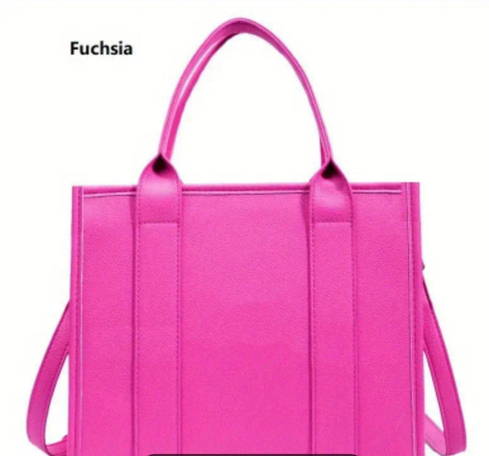 Pink Tote Bag