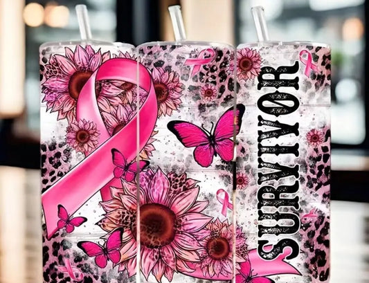 Breast cancer Tumbler